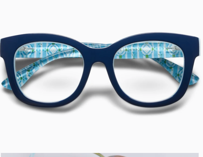 Center Stage Peepers X Laura Park- Navy & Chalet Charm