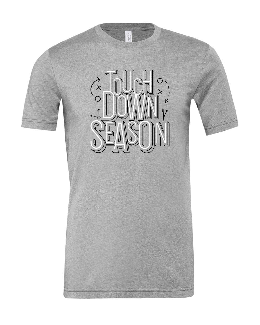 Touchdown Season BELLA + CANVAS Heather Tee