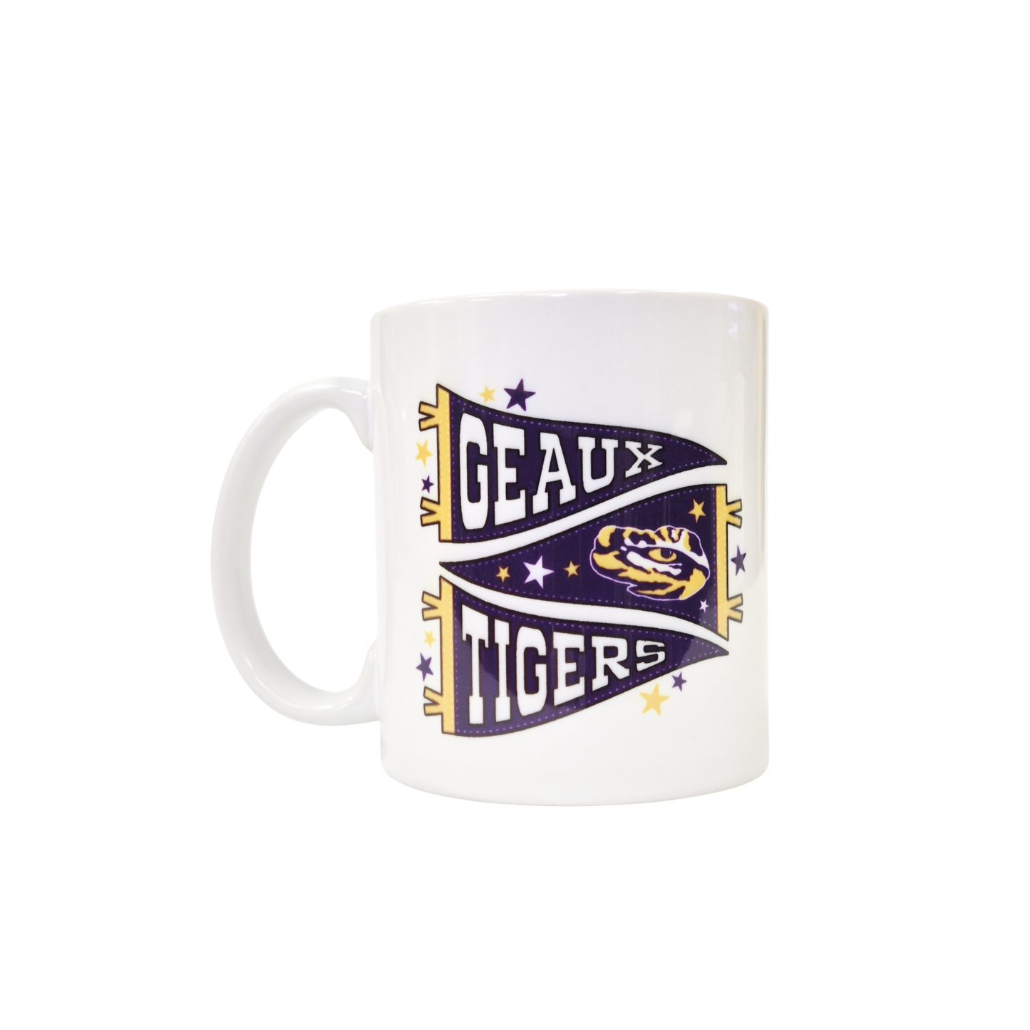 Geaux Tigers Pennant Flag Coffee Mug
