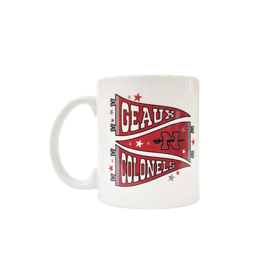 Geaux Colonels Pennant Flag Coffee Mug