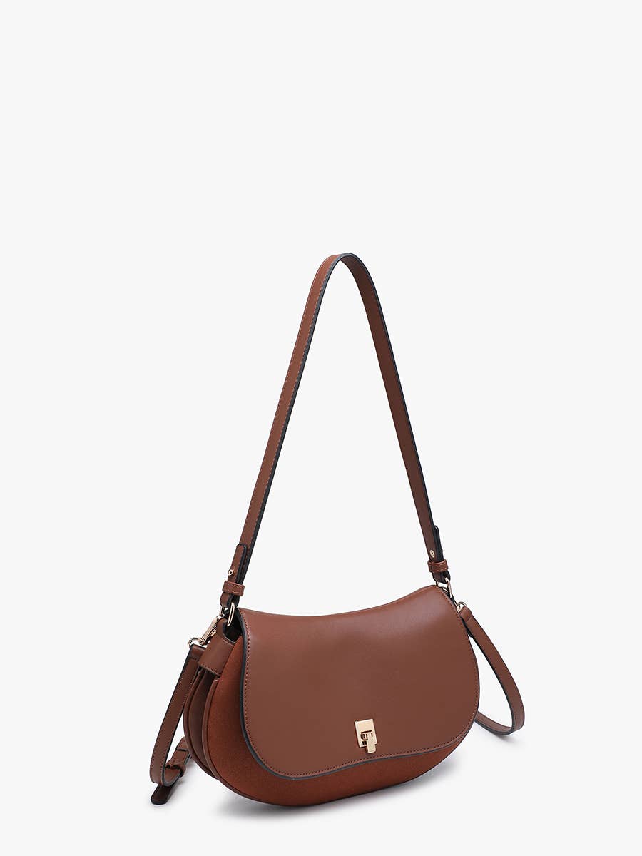 Quinn Faux Suede Shoulder Bag