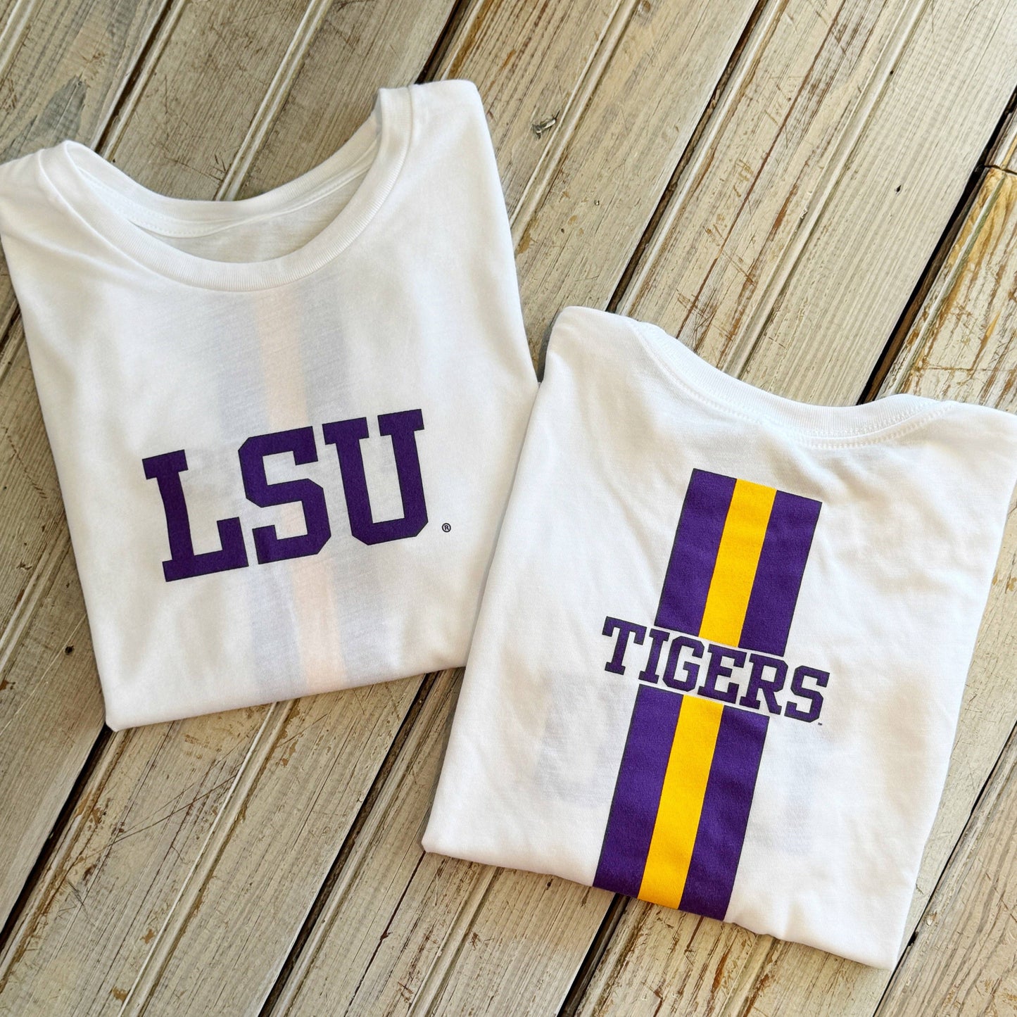 LSU Varsity Crop Top