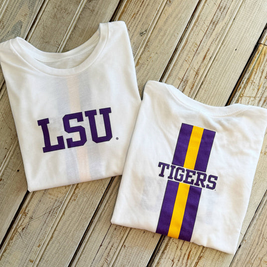 LSU Varsity Crop Top