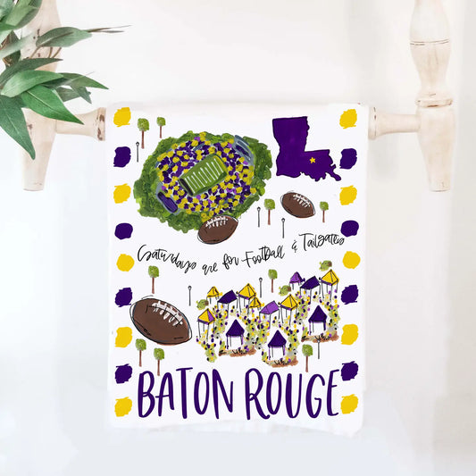 Baton Rouge Tea Towel