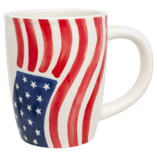 12 oz Stars & Stripes Ceramic Mug