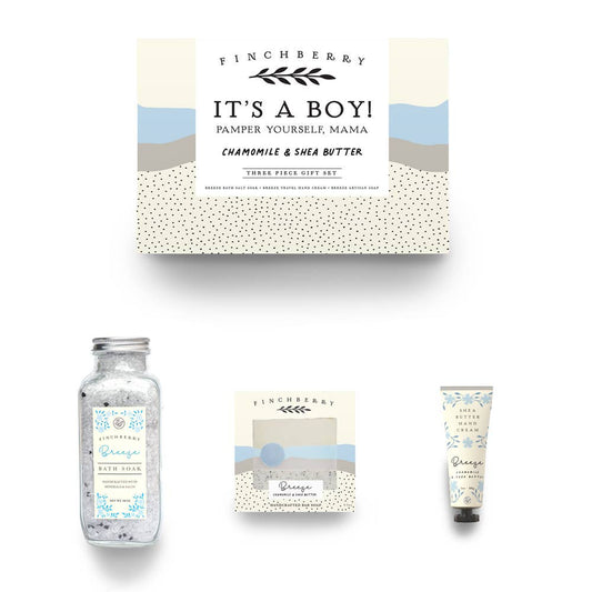 It's A Boy 3 Pc Baby Shower  Gift Set for Moms
