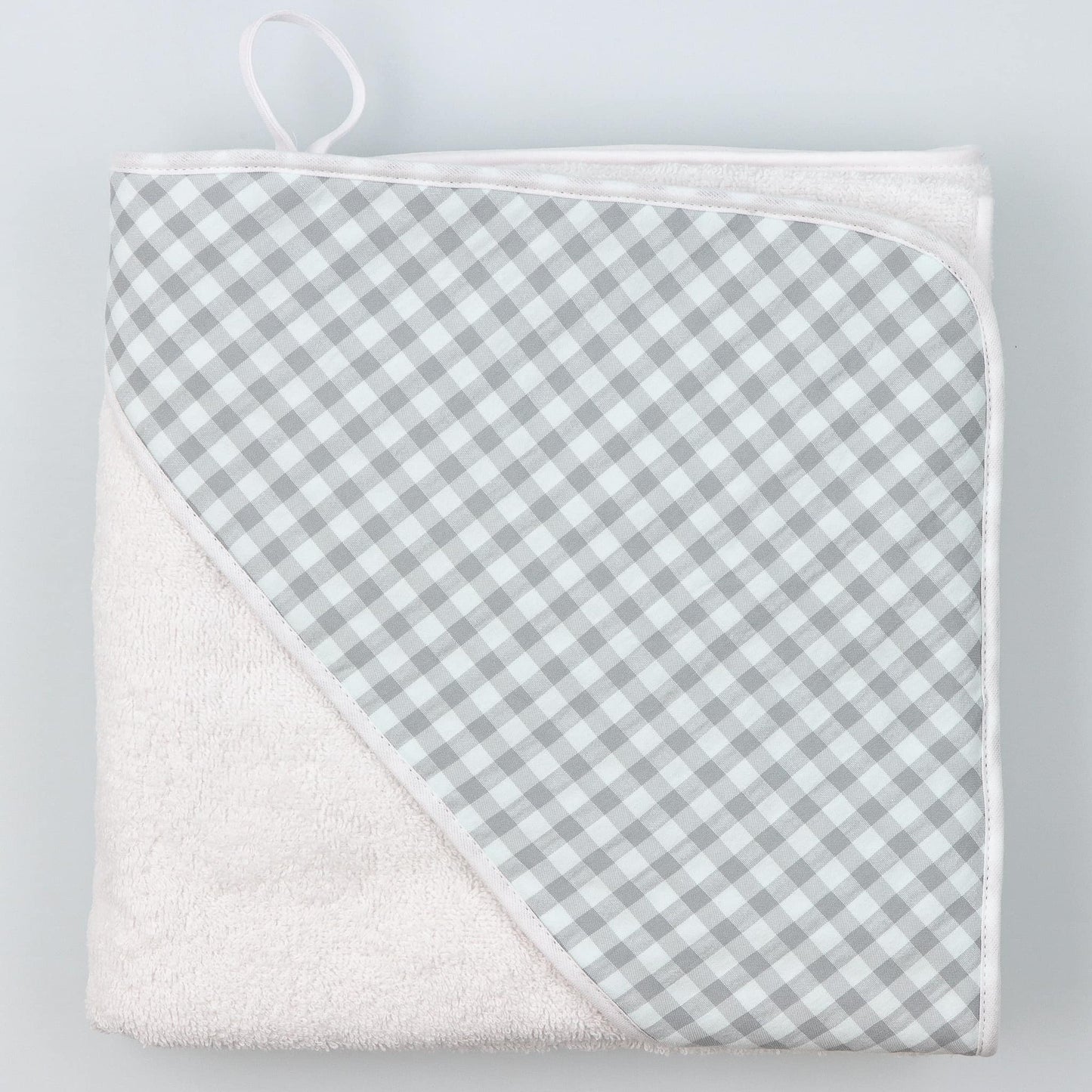 Baby Hooded Bath Towel - 80 x 80: Light Blue