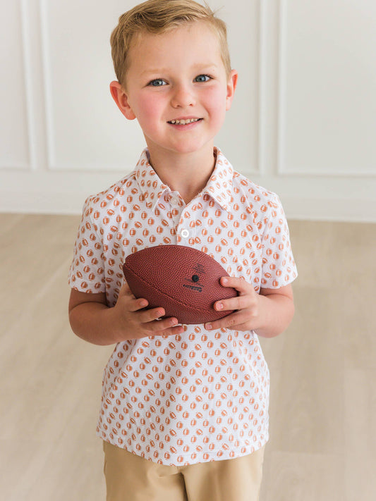 Football Frenzy Short Sleeve Polo