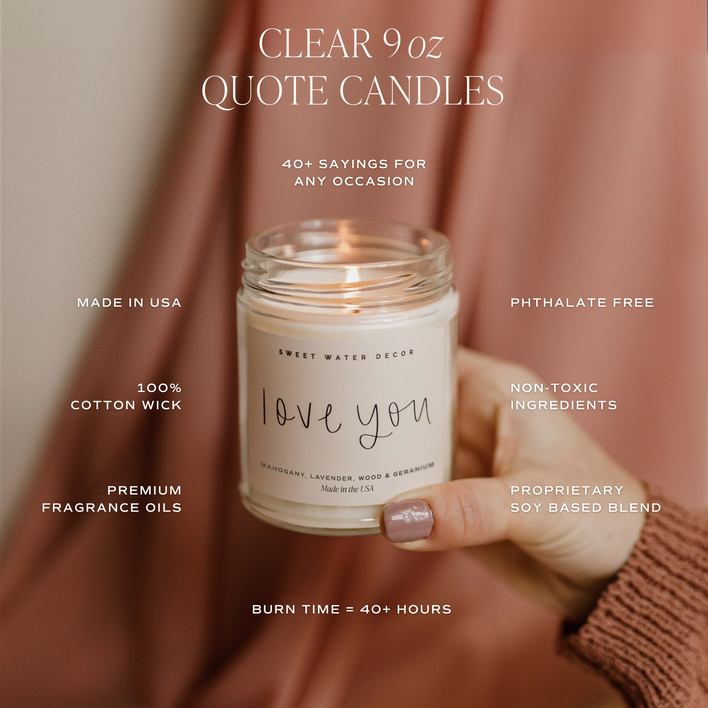 Thank You Candle | Tropical Fruits & Sugared Citrus