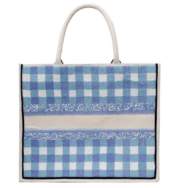 Beaded Customizable Tote