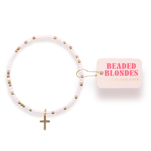 Cross Charm Bracelet