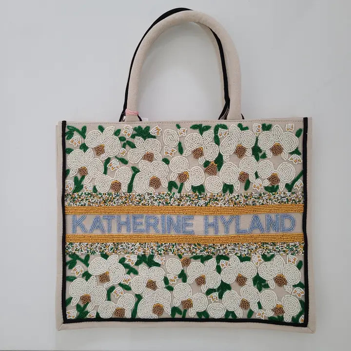 Beaded Customizable Tote