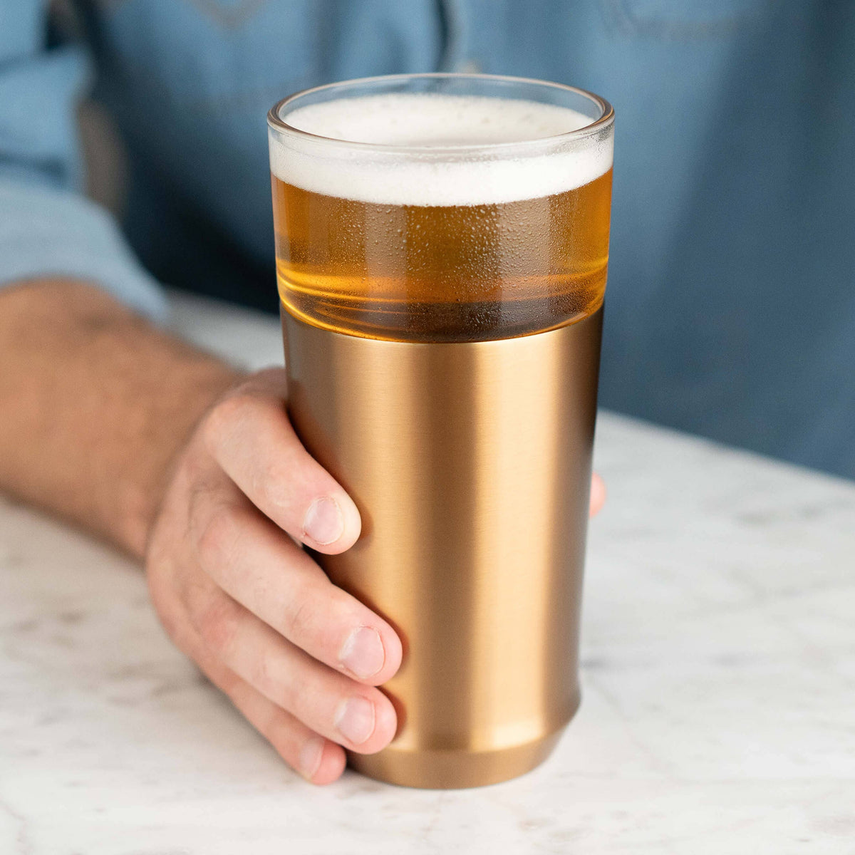 The Hybrid Pint Glass