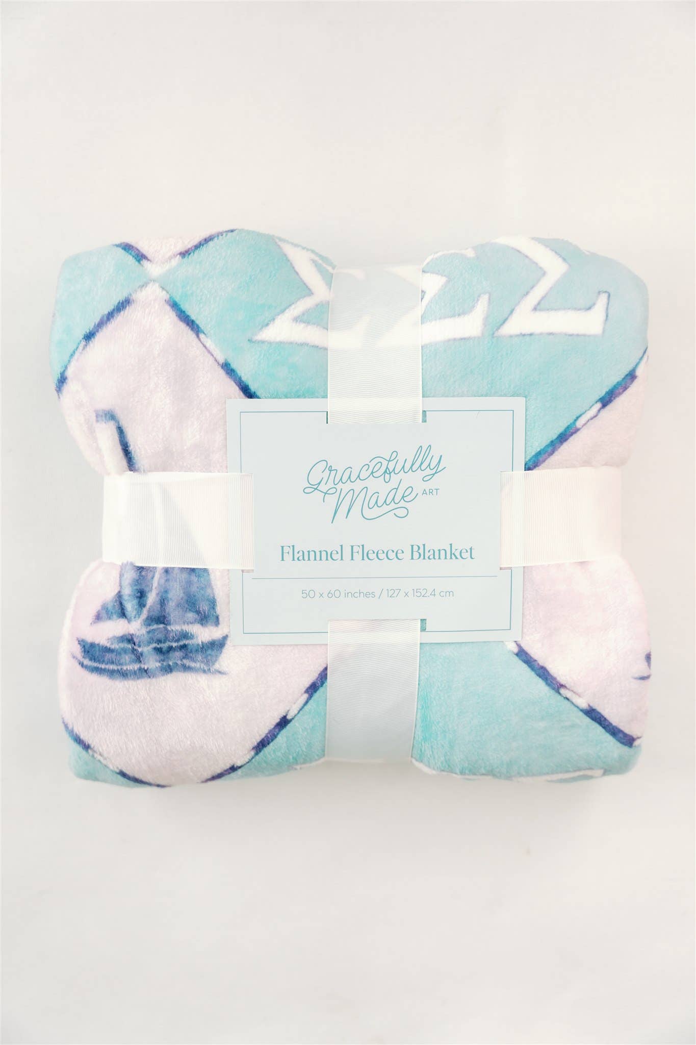 Tri Sigma Flannel Fleece Blanket