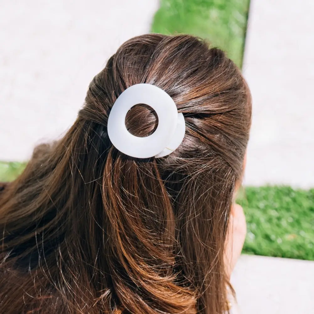 Teleties Flat Circle Hair Clip - Medium
