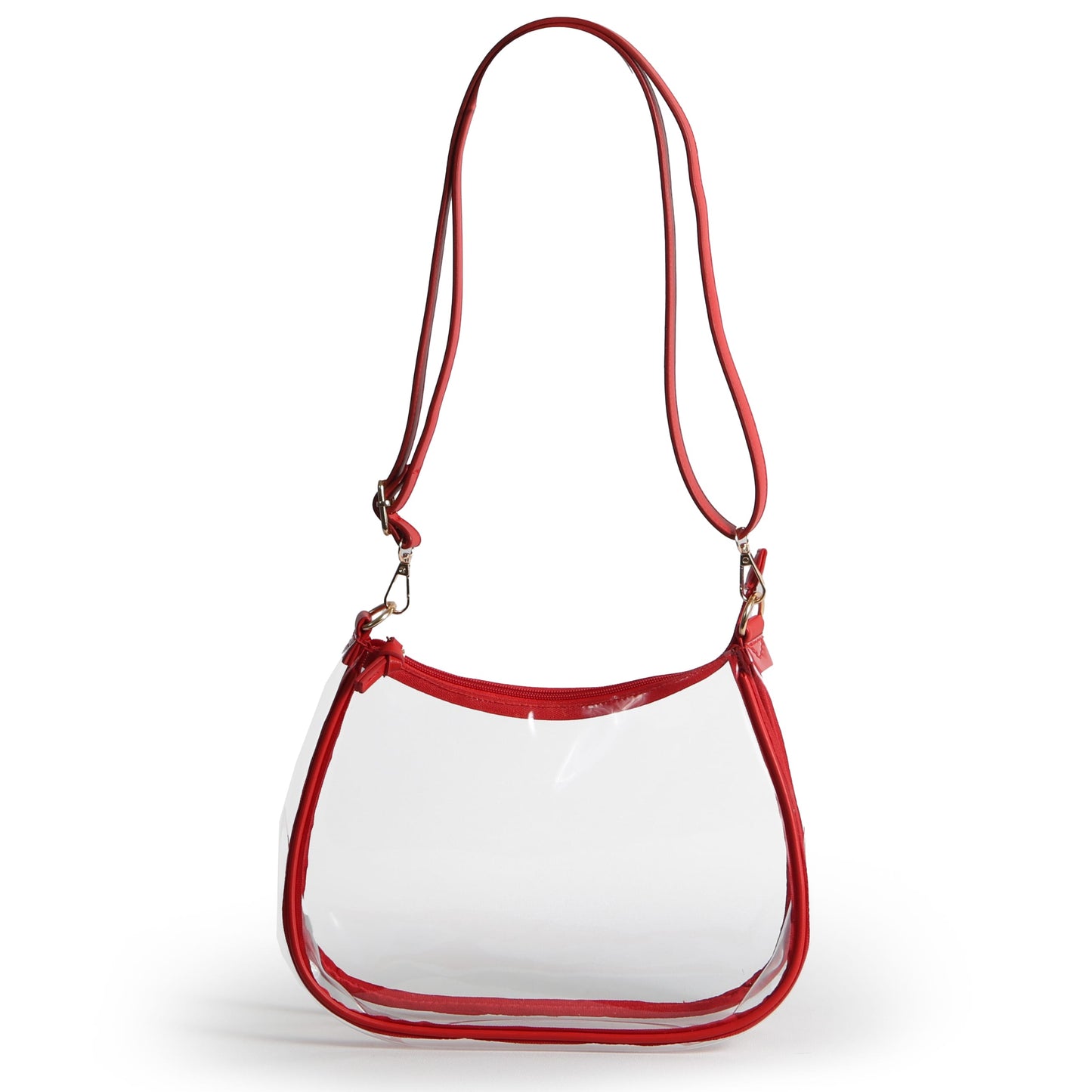 Cardinal Sara Clear Purse with Scarf