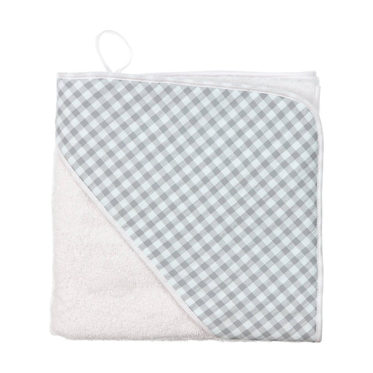 Baby Hooded Bath Towel - 80 x 80: Ashy