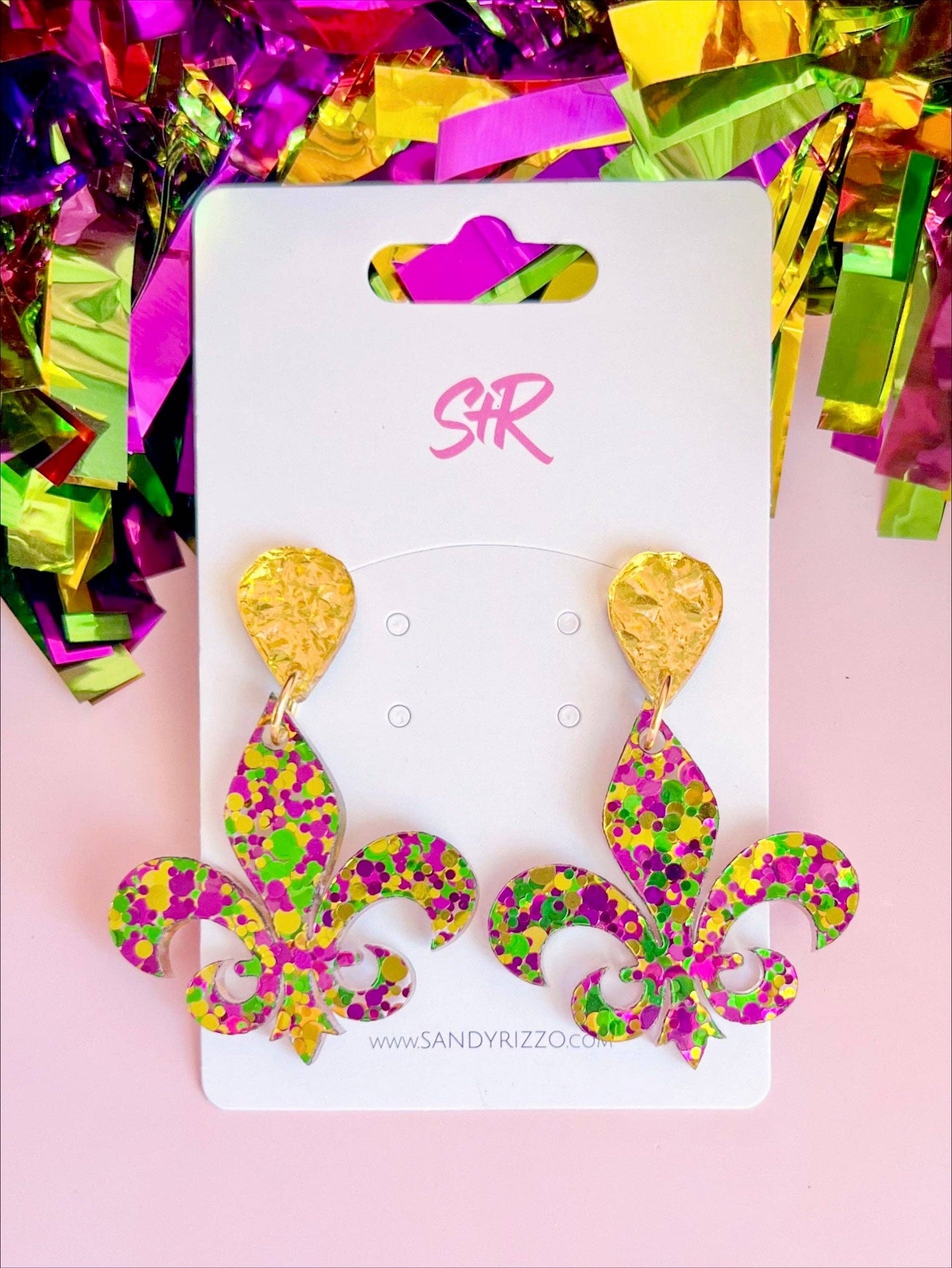 Mardi Gras Large Fleur de Lis