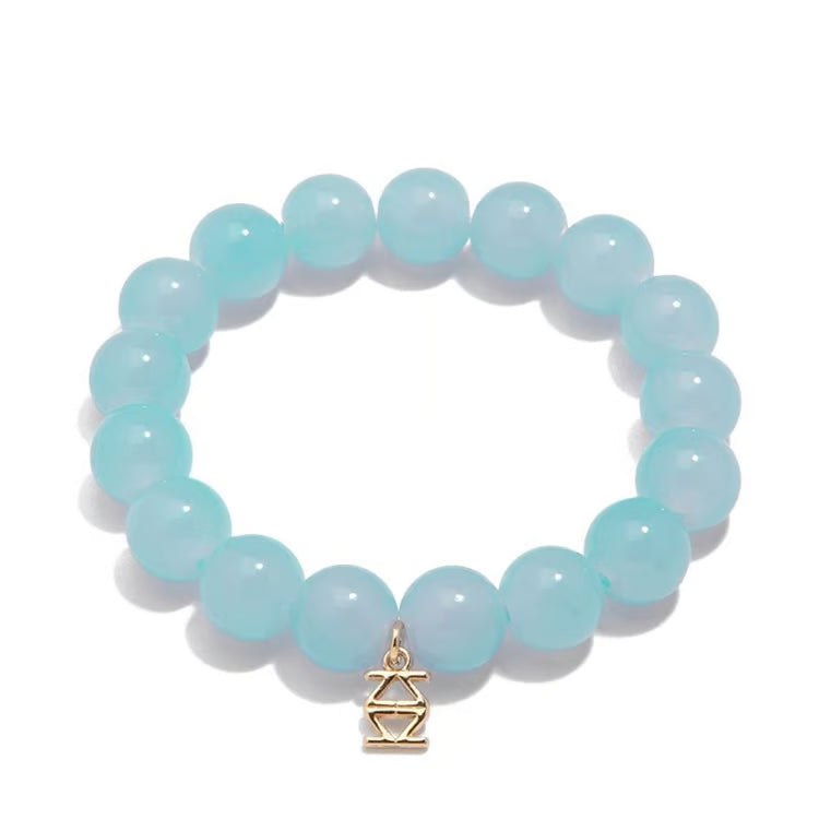 Layla Glass Bead Stretch Bracelet