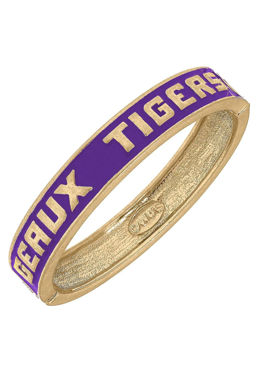 LSU Tigers Enamel Hinge Bangle