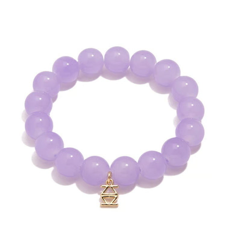 Layla Glass Bead Stretch Bracelet