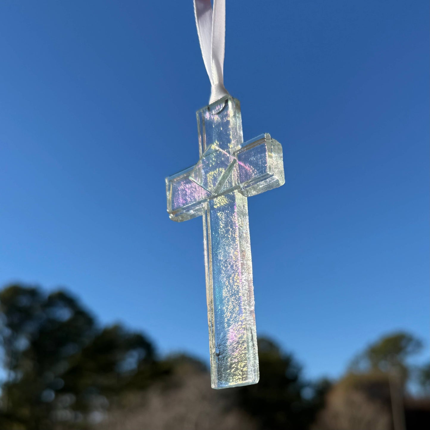 1st Holy Communion Iridescent Cross