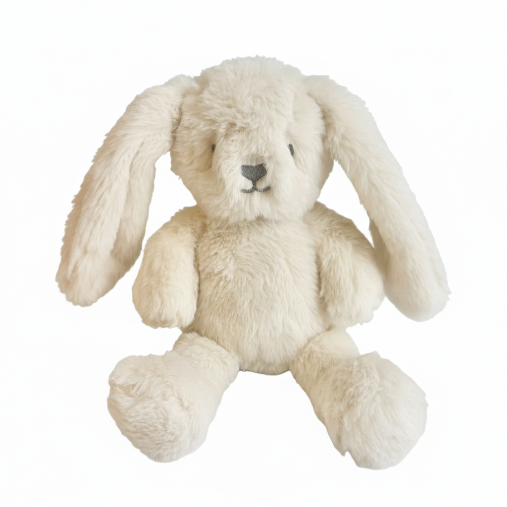 Bea Bunny - Classic Plush Weighted White Bunny Toy