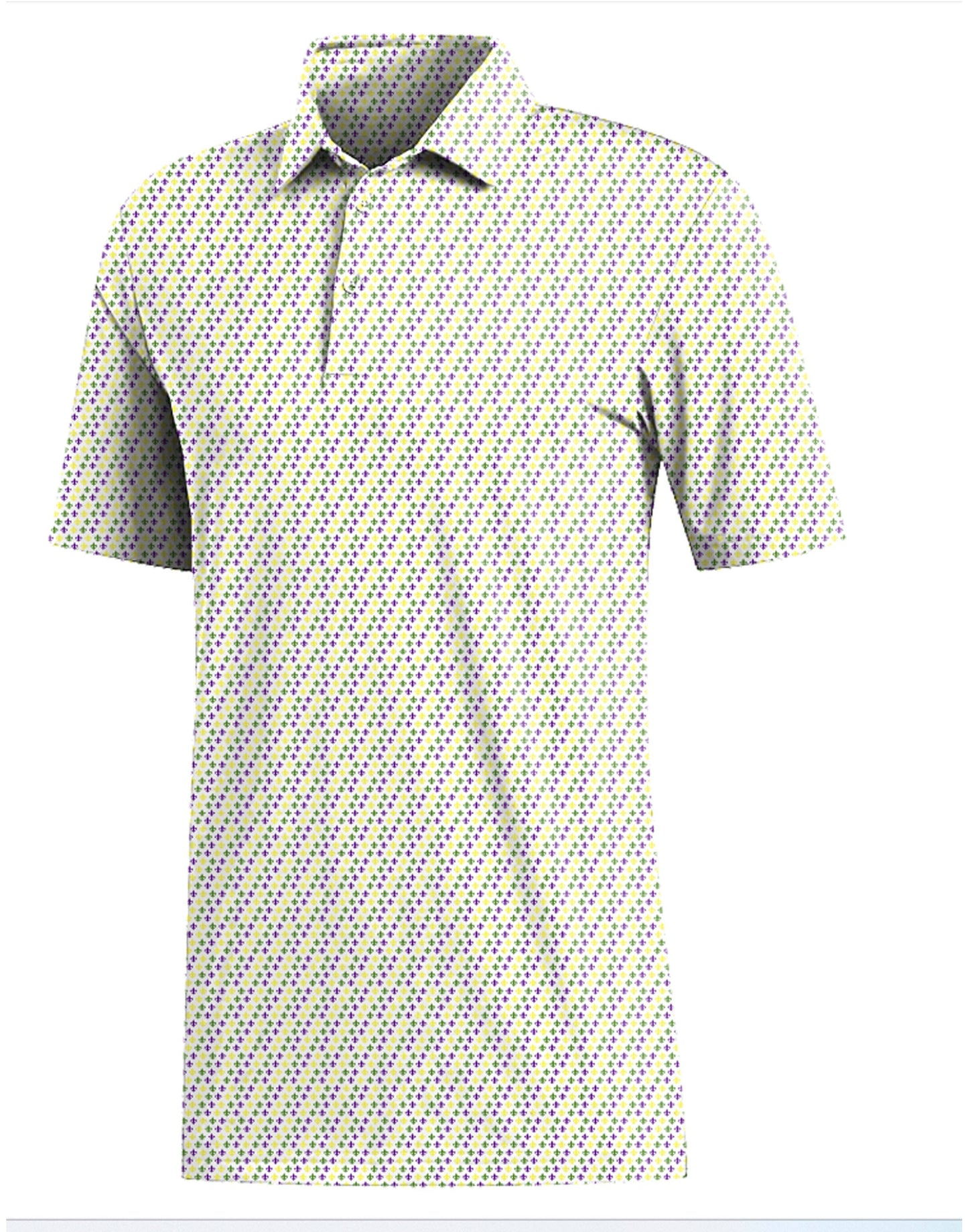 The Fleur de Lis Polo - White