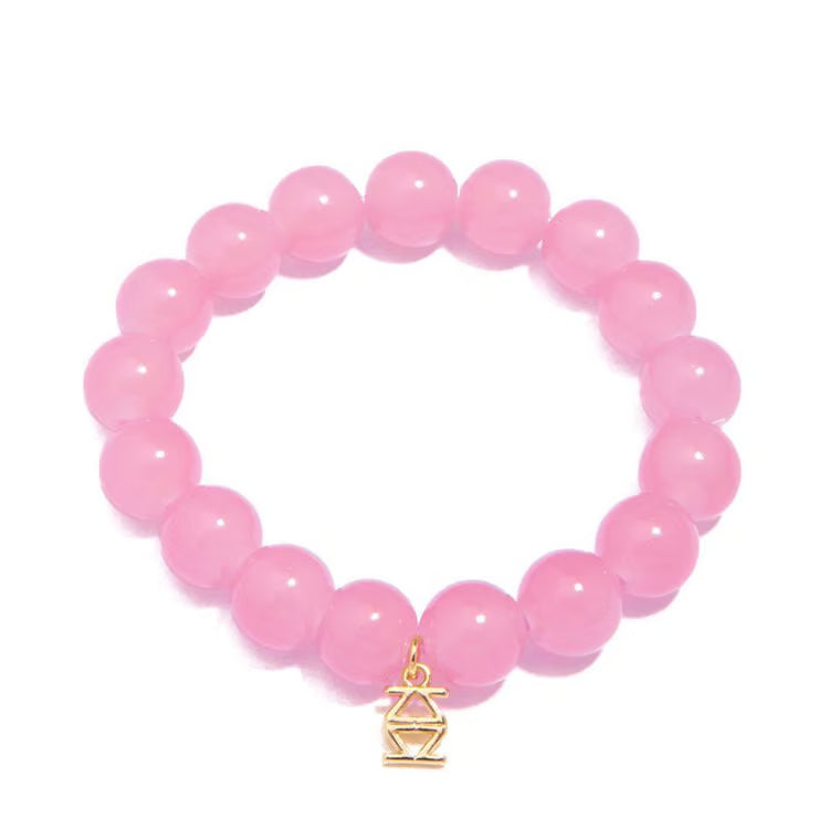 Layla Glass Bead Stretch Bracelet