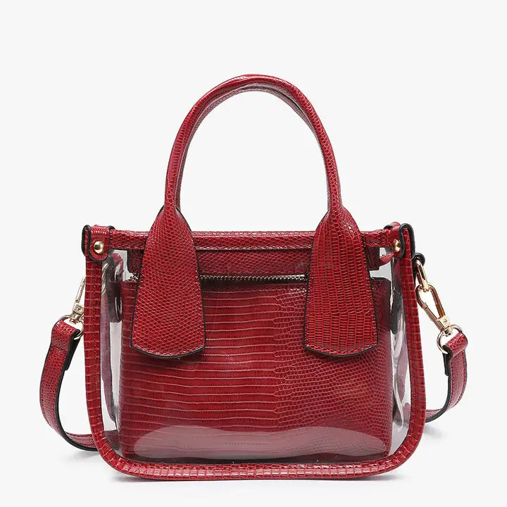 Stacey Clear Satchel w/ Inner Bag