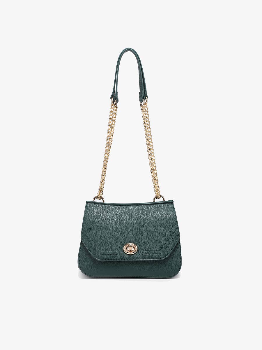 Lottie Twist Lock Crossbody Bag