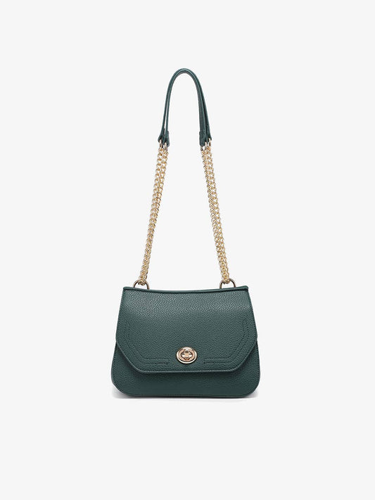 Lottie Twist Lock Crossbody Bag