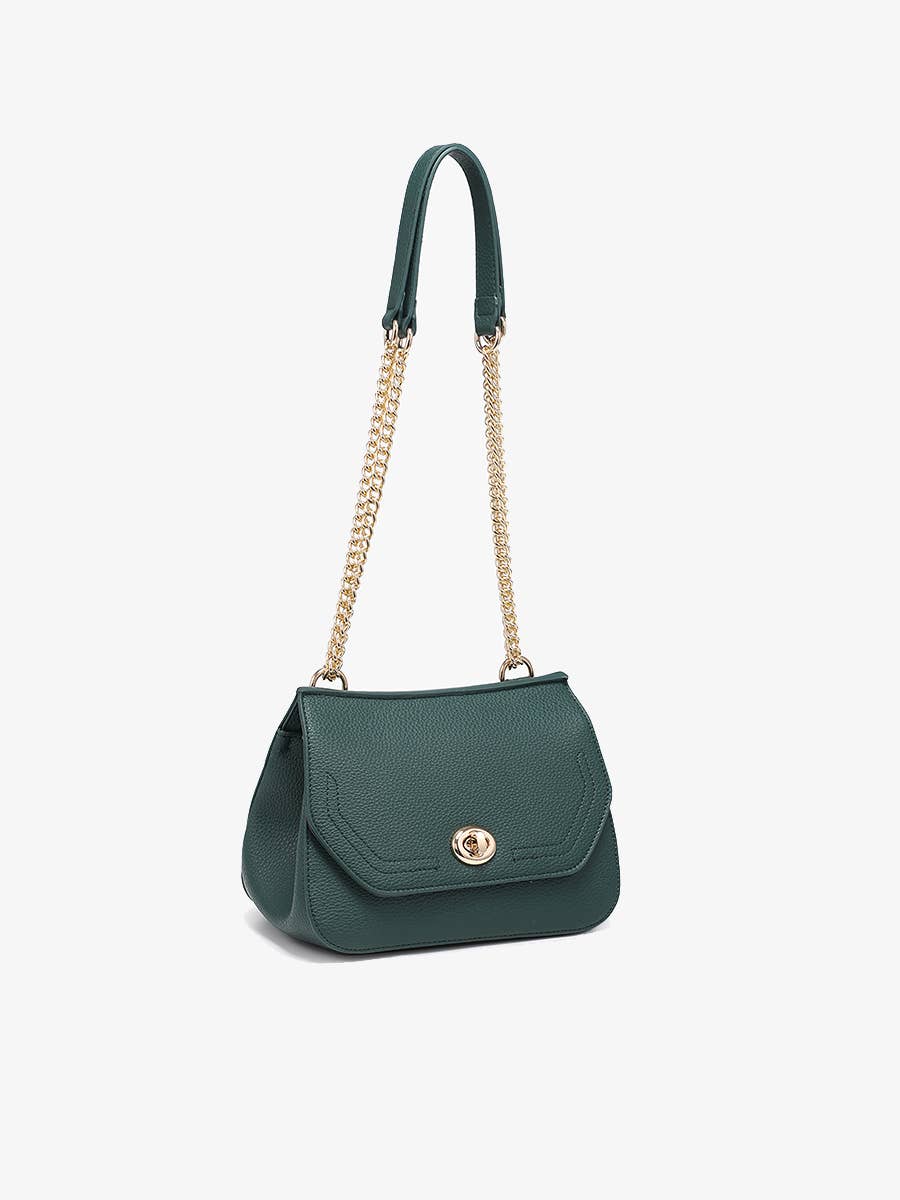 Lottie Twist Lock Crossbody Bag