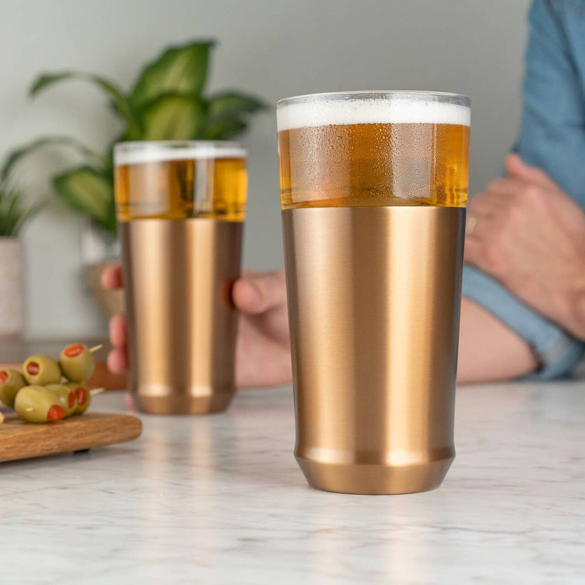 The Hybrid Pint Glass