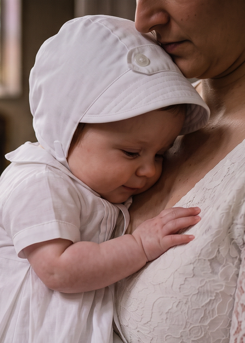 Colchester Heirloom Boys' Cap: 0-6 Months