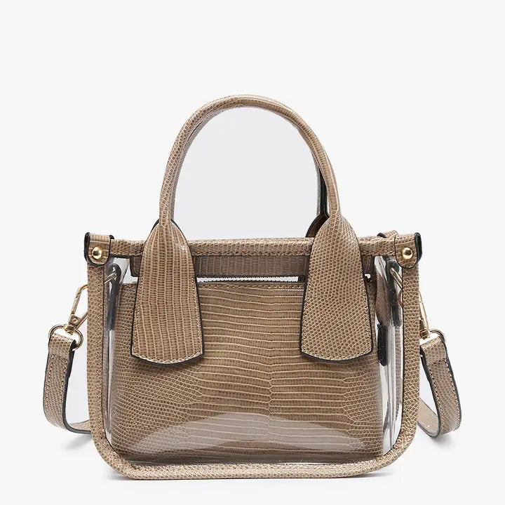 Stacey Clear Satchel w/ Inner Bag