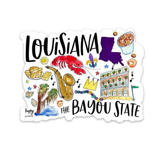 State of Louisiana Sticker