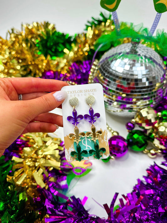 Mardi Triple Fleur-de-Lis