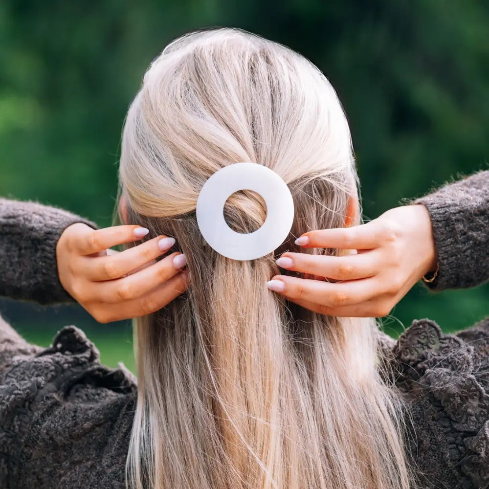 Teleties Flat Circle Hair Clip - Small