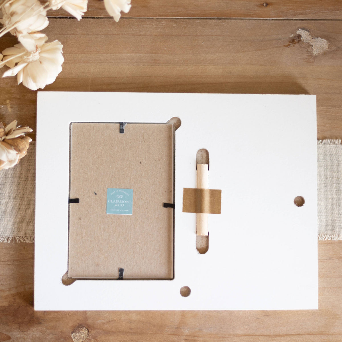 Mr. & Mrs. Leafy Branch Picture Frame