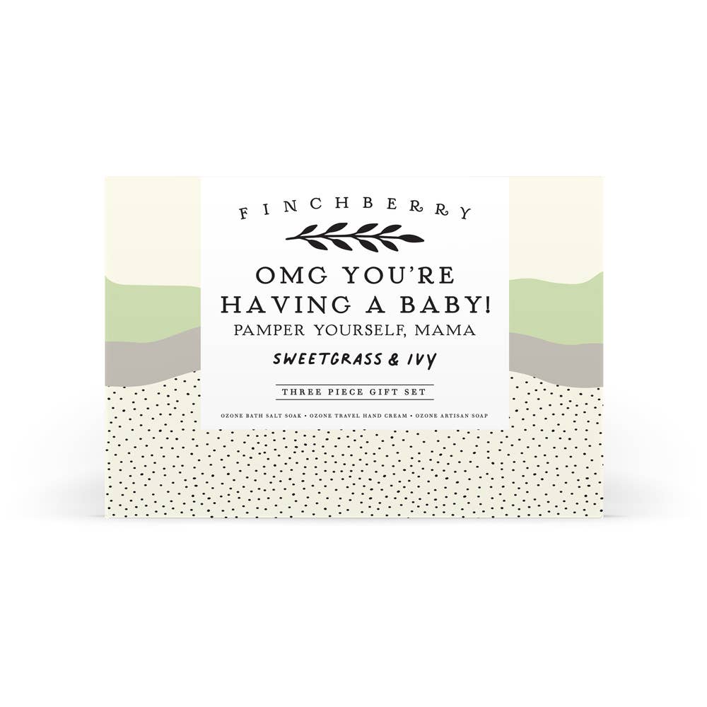 OMG You're Having A Baby 3 
Pc Baby Shower Gift Set for Moms