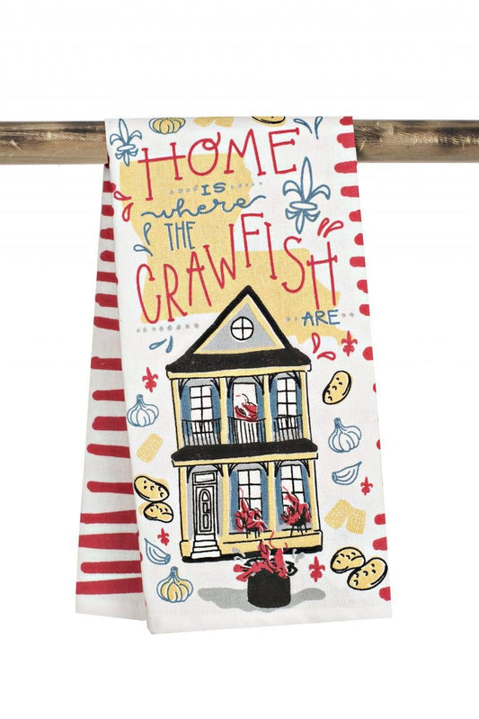 Kitchen Towel - Home is Where Crawfish