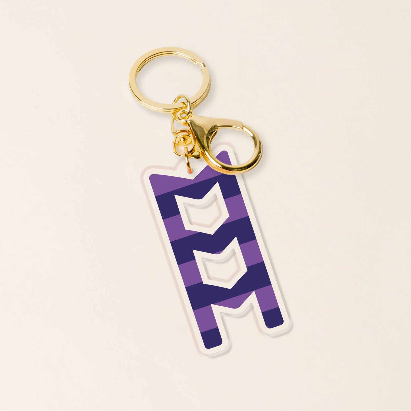 Sorority Stripes Acrylic Keychain