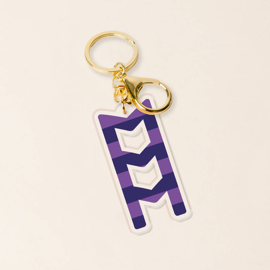 Sorority Stripes Acrylic Keychain