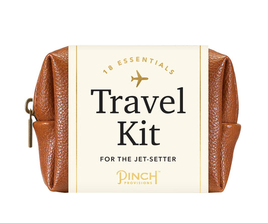 Travel Kit | Vegan Leather: Cognac
