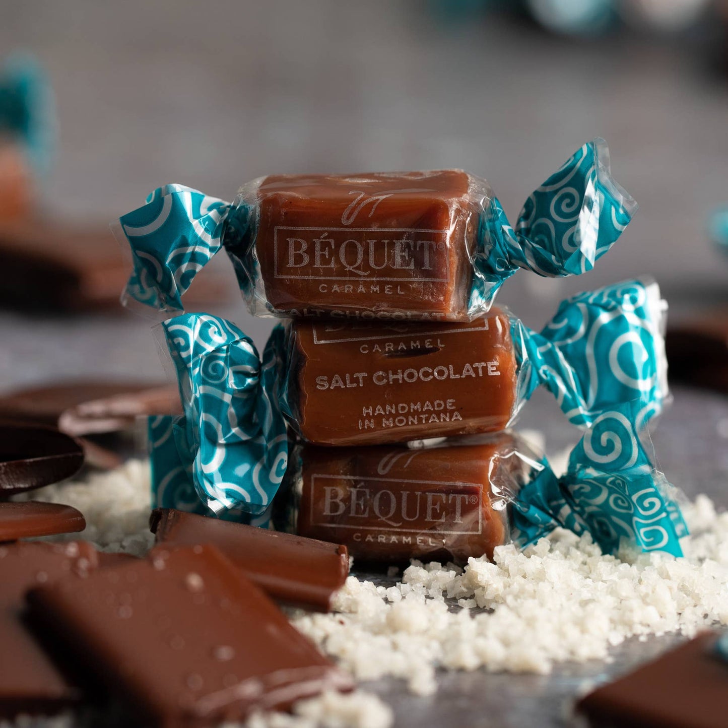 Béquet Gourmet Caramel 8 oz Gift Bag: Celtic Sea Salt