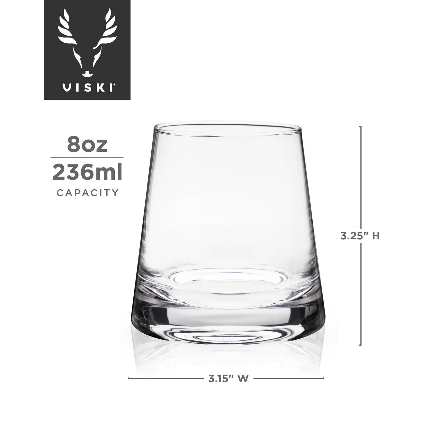 Burke Crystal Whiskey Glasses - Set of 2