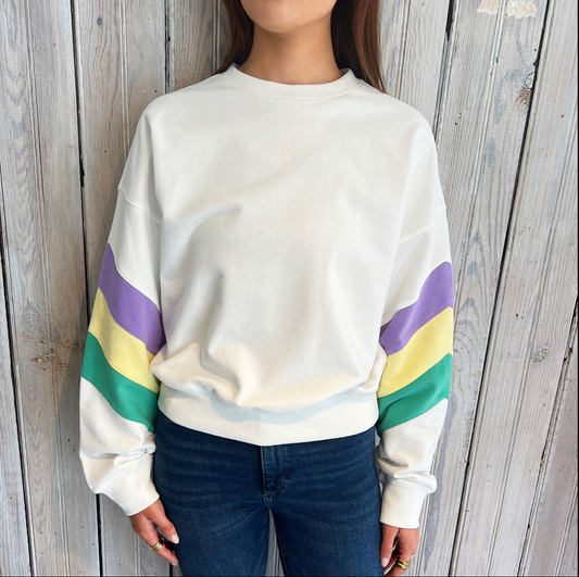 MG Pastel Stripe Sweatshirt