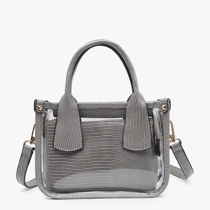 Stacey Clear Satchel w/ Inner Bag