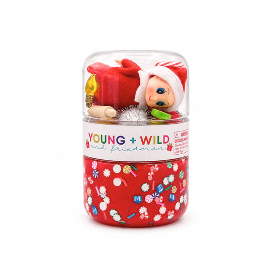 Holiday Grab & Go Dough Jars- Elf